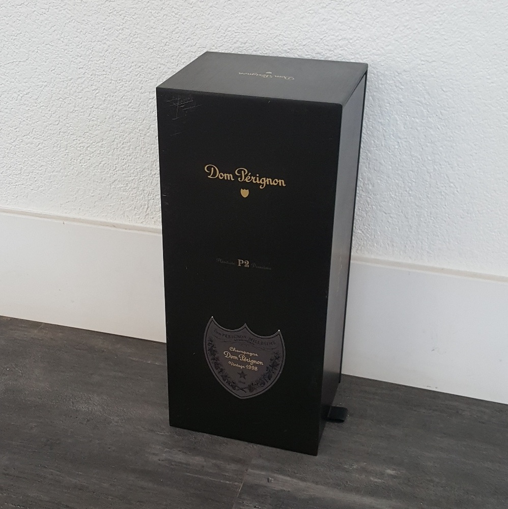 Black Dom Perignon Champagne Decor Box